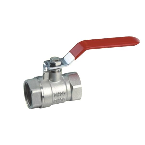  SKOV-1001  forged 1/2-2 inch plated nickel brass ball valve with long handle