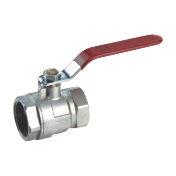  SKOV-1008  forged 1/2-2 inch plated nickel brass ball valve with long handle