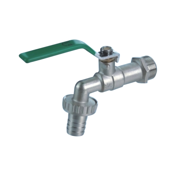 SKOV-2002 For Toilet Water Tap bibcock With Nickle Plated 1/2*3/4 Washing Machine double garden bibcock