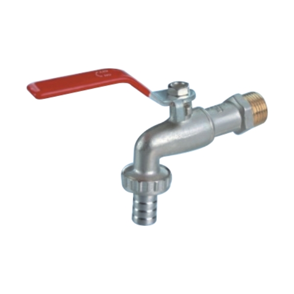 SKOV-2003 For Toilet Water Tap bibcock With Nickle Plated 1/2*3/4 Washing Machine double garden bibcock