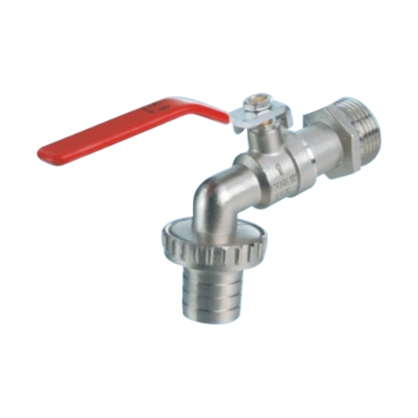 SKOV-2009 For Toilet Water Tap bibcock With Nickle Plated 1/2*3/4 Washing Machine double garden bibcock