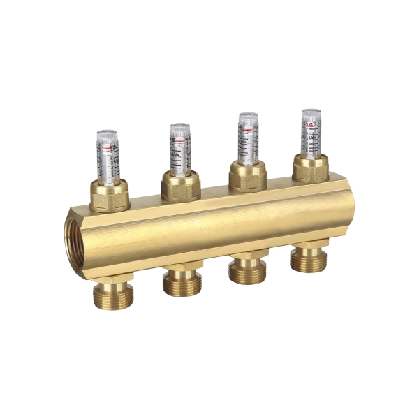  SKOV-5008  brass Floor Heating Manifolds for floor heating system usage 2-8way