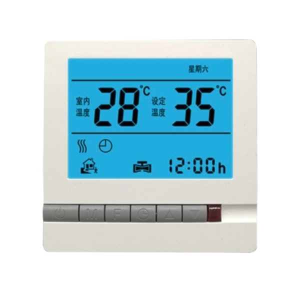  A101 Simple button type LCD display 220V floor heating electric thermostat controller