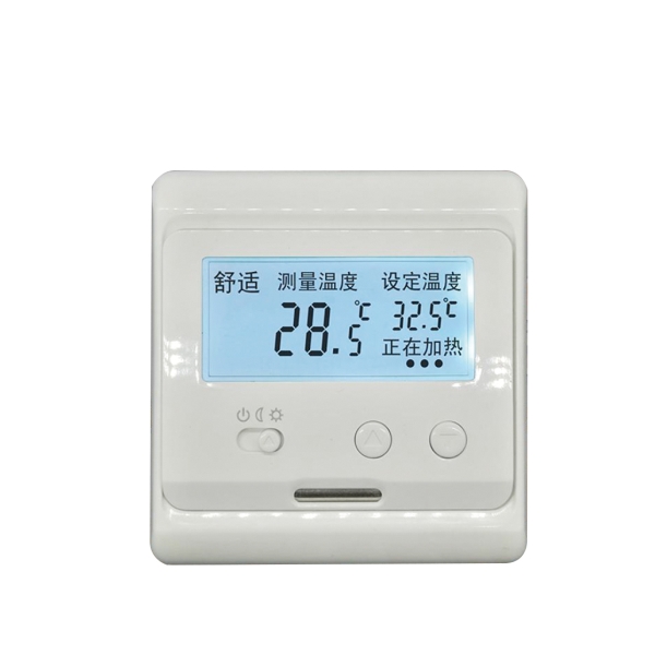  E807 Simple button type LCD display 220V floor heating electric thermostat controller
