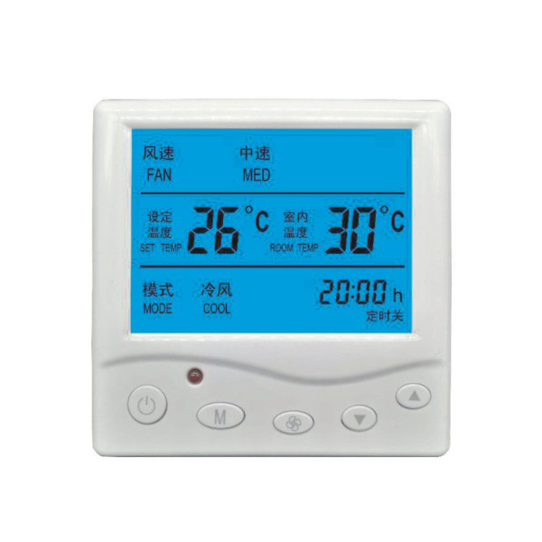 Kc203 Simple button type LCD display 220V floor heating electric thermostat controller