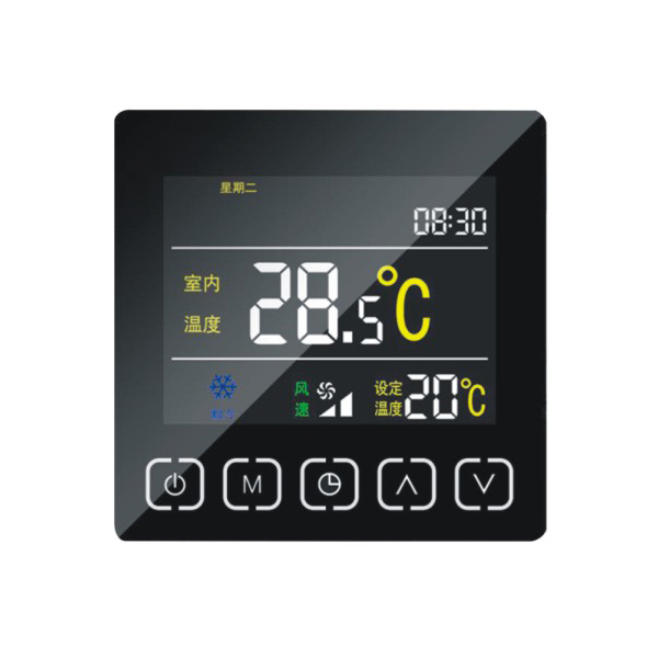 KC603 Simple button type LCD display 220V floor heating electric thermostat controller