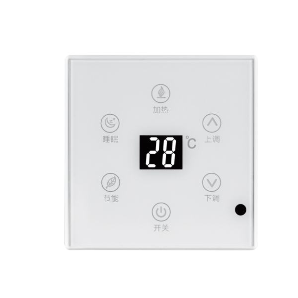 S306 Simple button type LCD display 220V floor heating electric thermostat controller